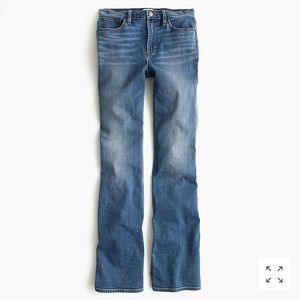 J Crew Flare Jean in Parkmount Wash